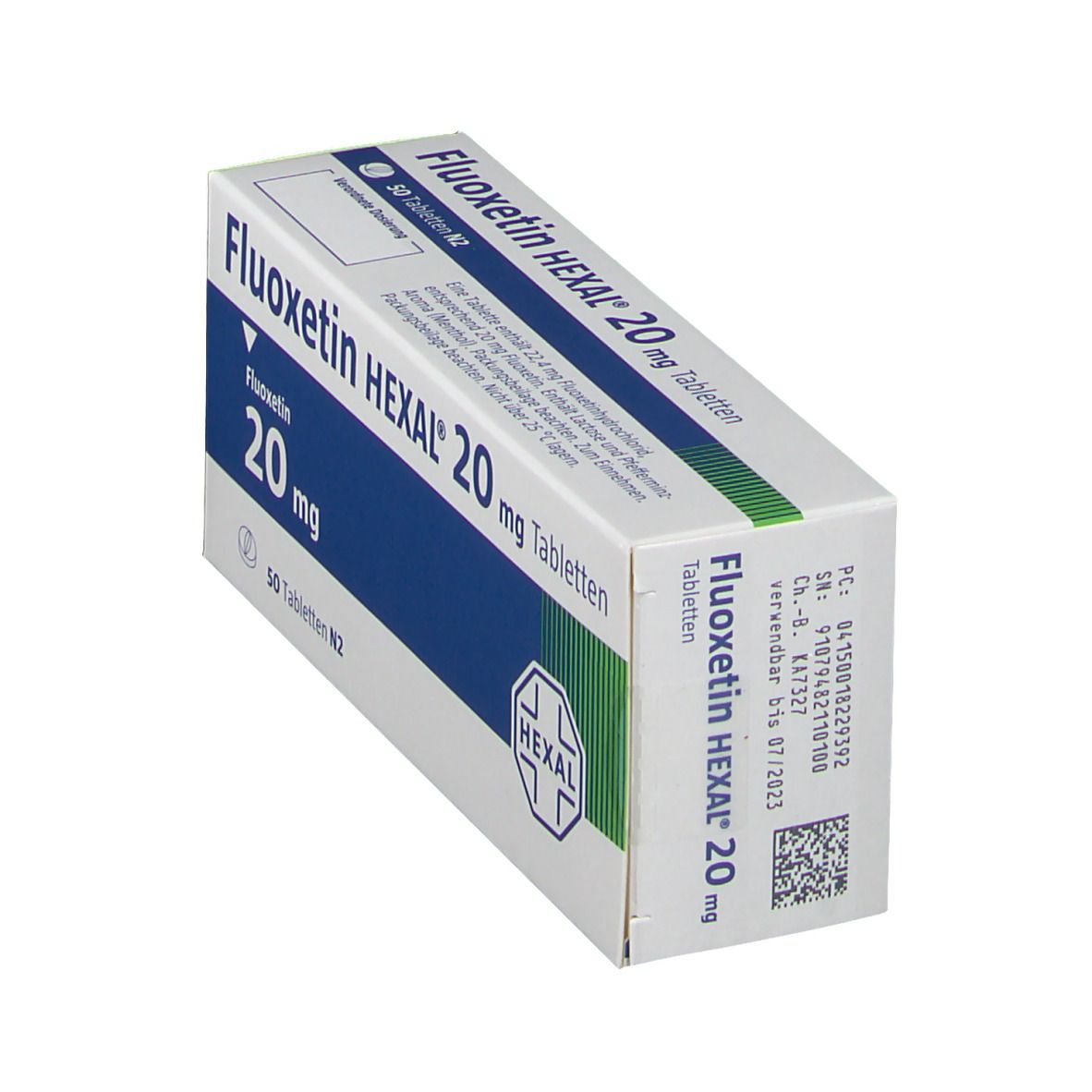 Fluoxetin Hexal 20 mg Tabletten 50 St