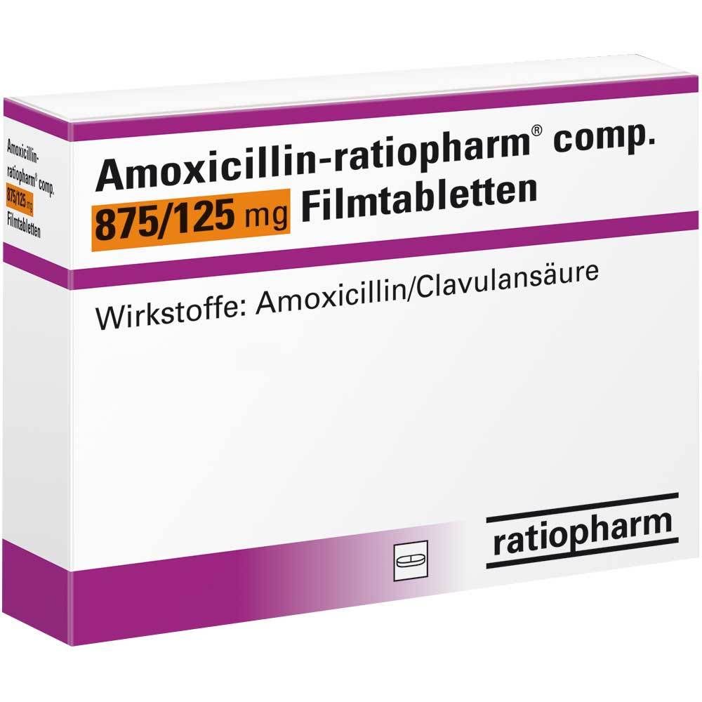 Amoxixillin-ratiopharm® comp. 875/125 mg