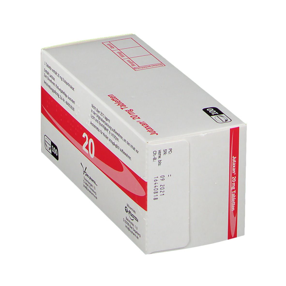 Jutaxan 20 mg Tabl.