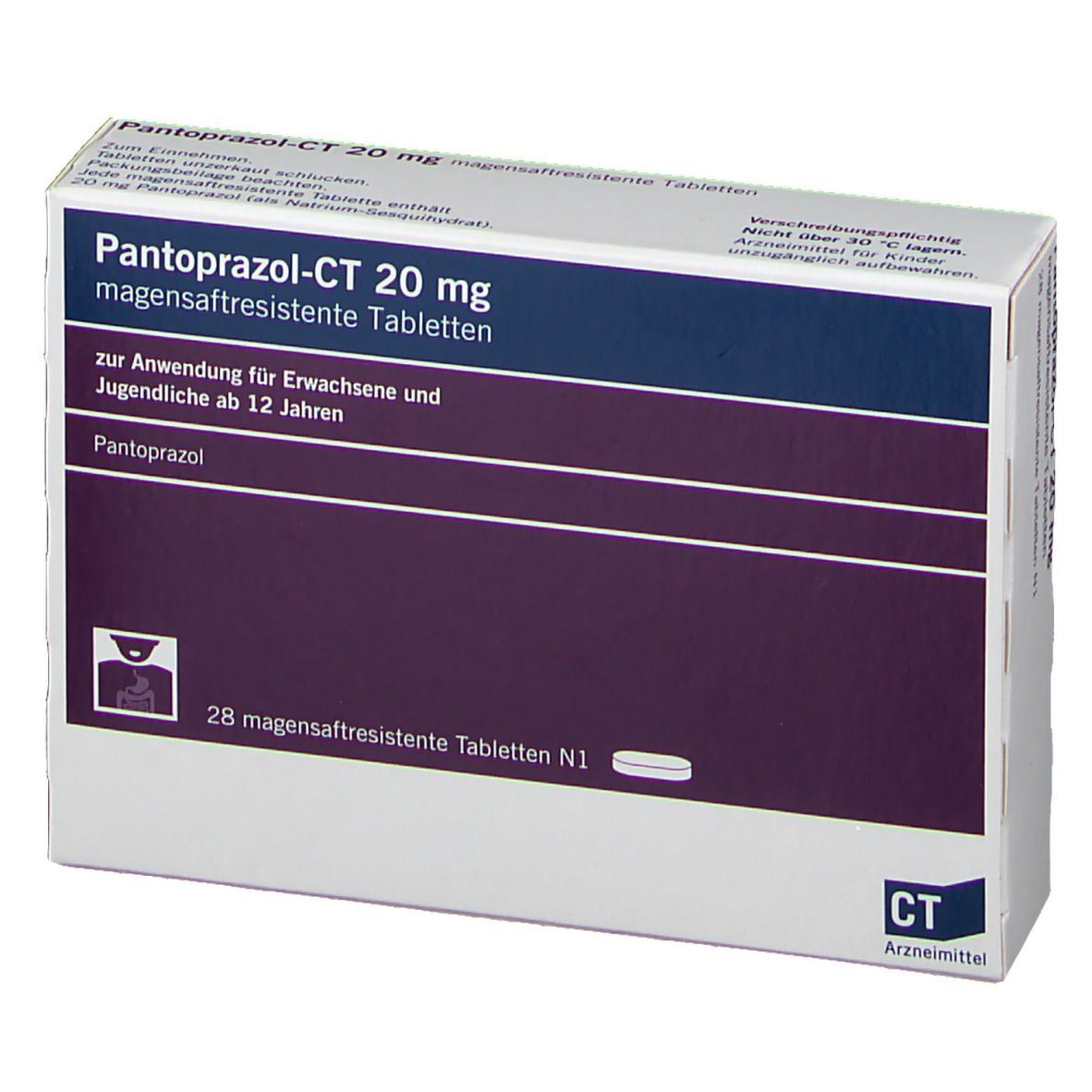Pantoprazol - Ct 20Mg