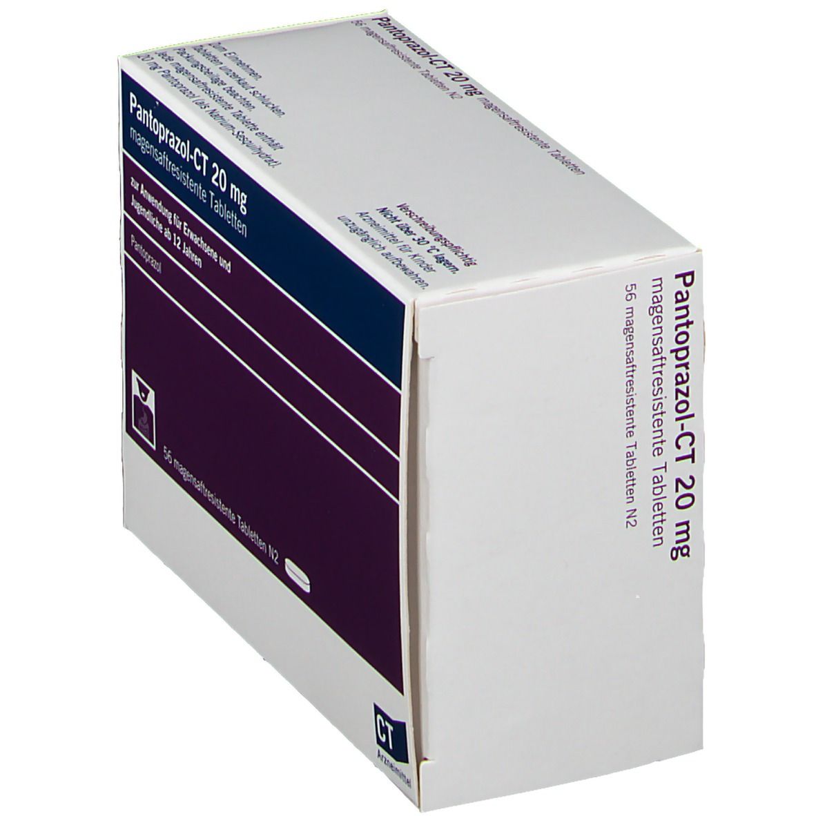 Pantoprazol-Ct 20 mg magensaftresistente Tabletten 56 St magensaftresistent