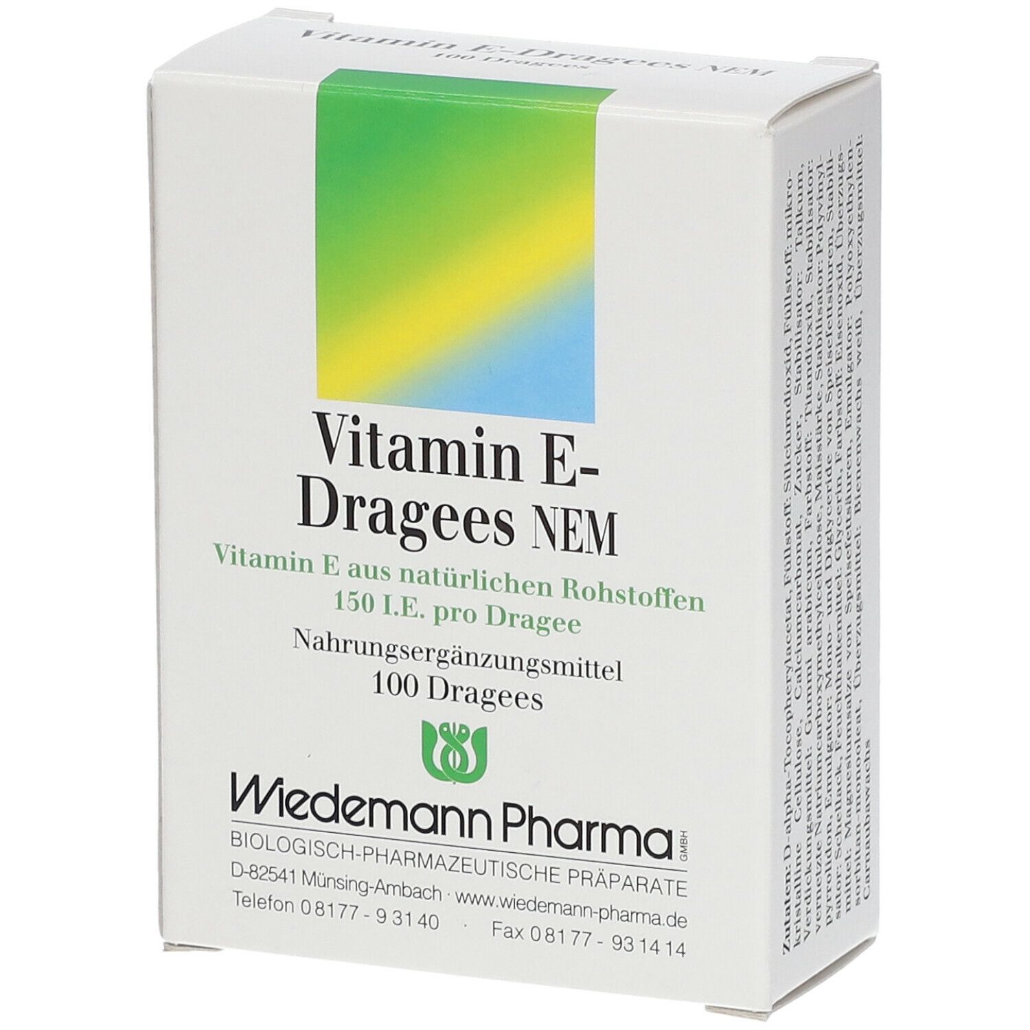 Vitamin E-Dragees NEM 100 St - Shop Apotheke