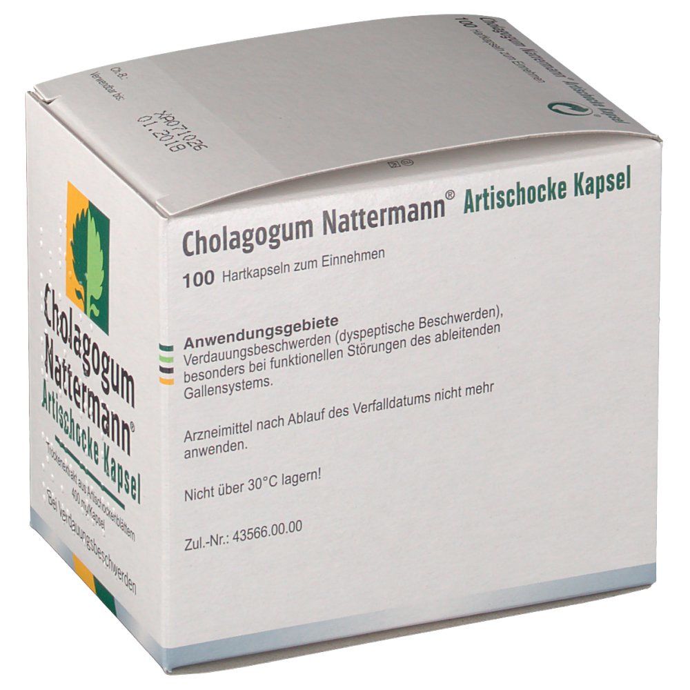 Cholagogum Nattermann® Artischocke Kapseln