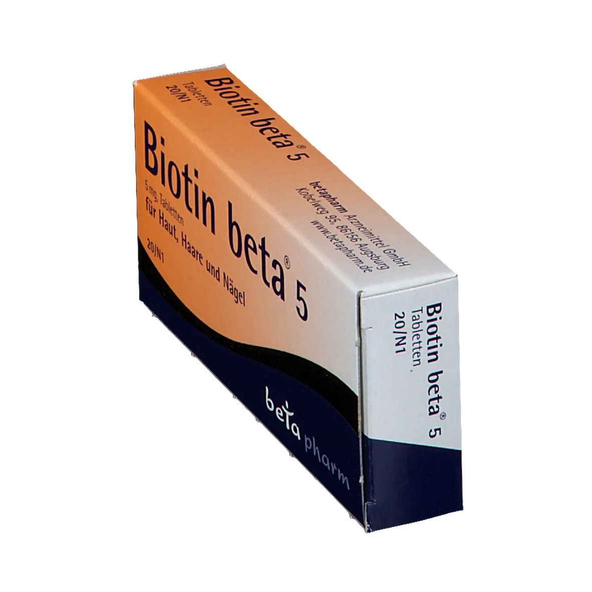 Biotin beta® 5 Tabletten