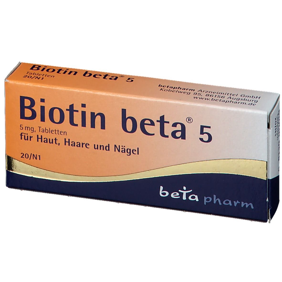 Biotin beta® 5 Tabletten