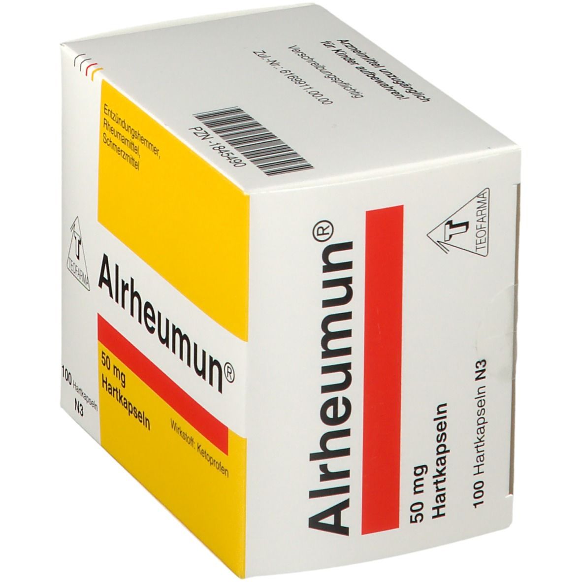 Alrheumun Kapseln 50 mg 100 St Hartkapseln