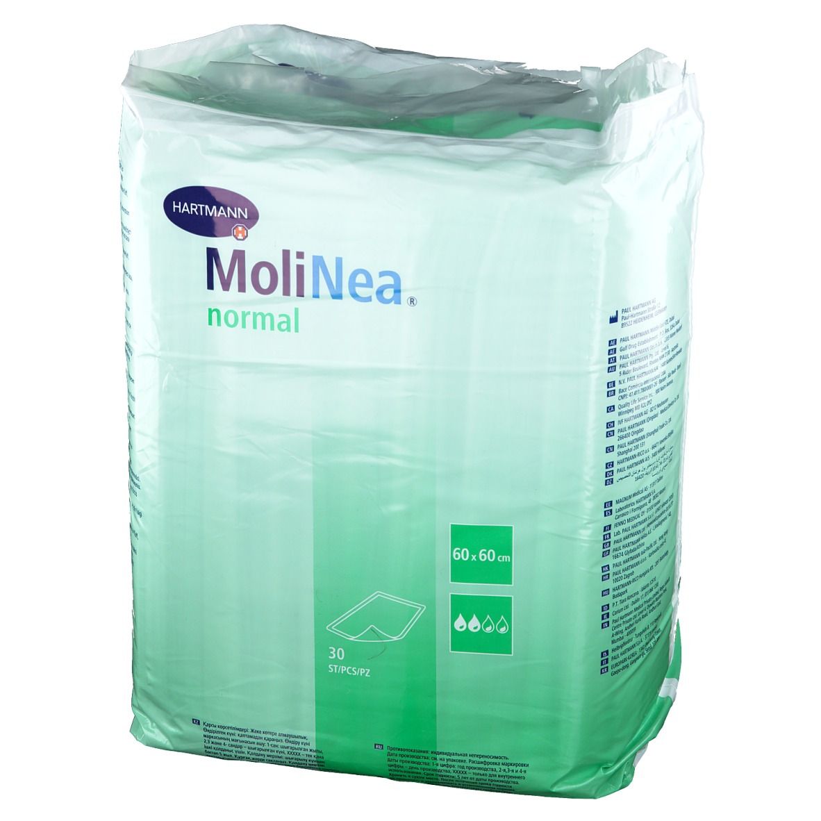 MoliNea® Norm Krankenunterlage 60 x 60 cm