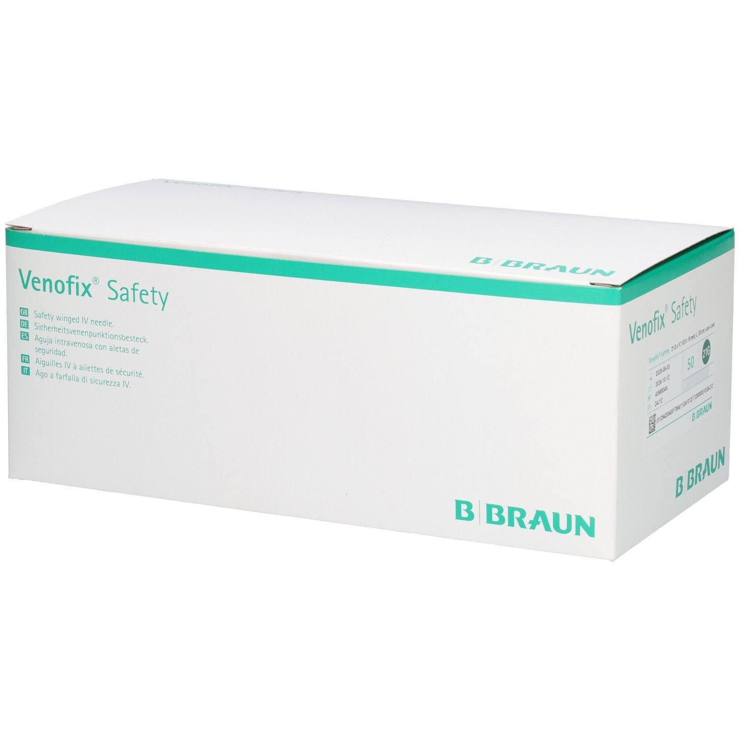 Venofix Safety Venenpunkt.21 G 0,8x19mm 30cm EU 50 St Kanüle
