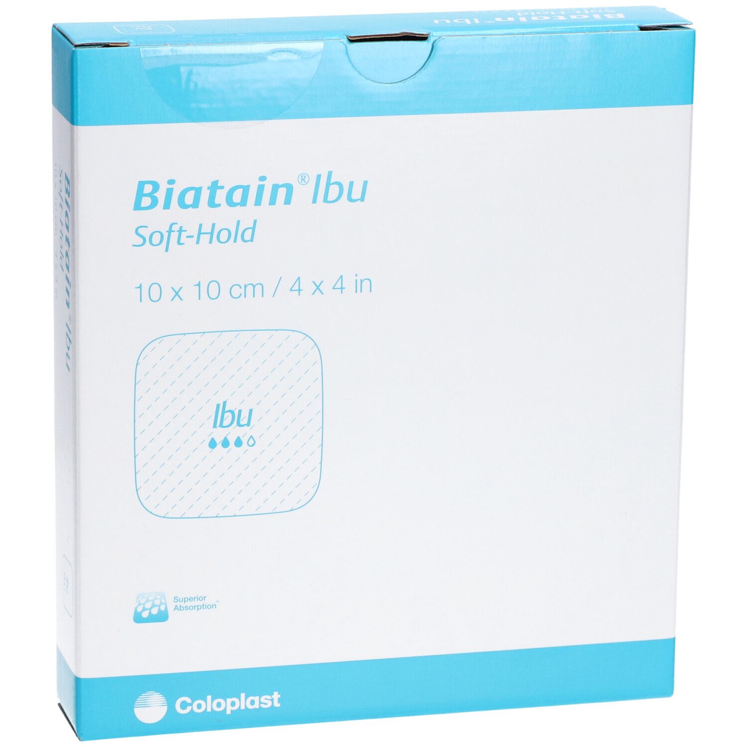 BIATAIN® Ibu Schaumverband mit Ibuprofen sanft-haftend 10x10cm 5 St ...