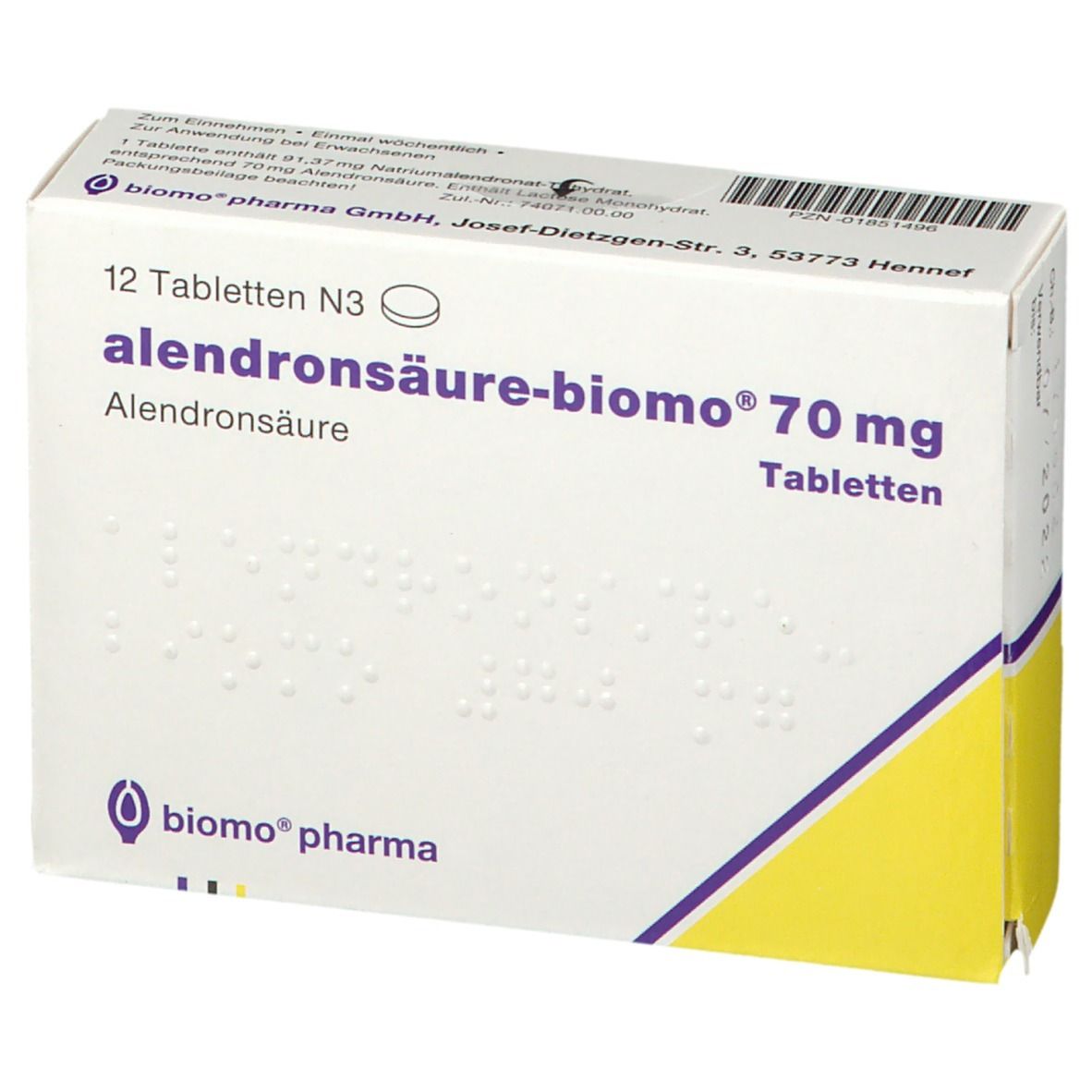 alendronsäure-biomo® 70 mg