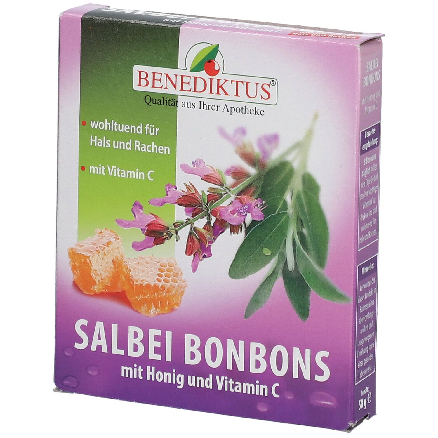 Salbei Bonbons Honig + Vitamin C
