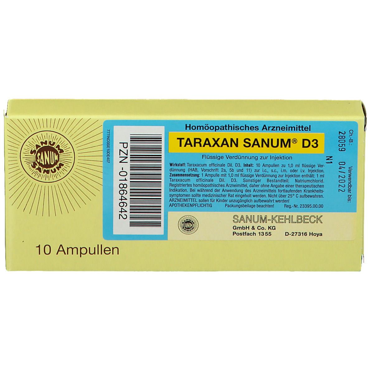 TARAXAN SANUM® D3 Ampullen