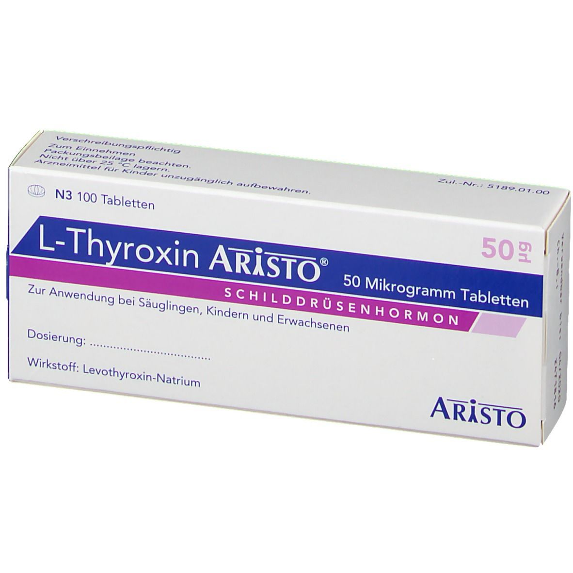 L-Thyroxin Aristo® 50 µg