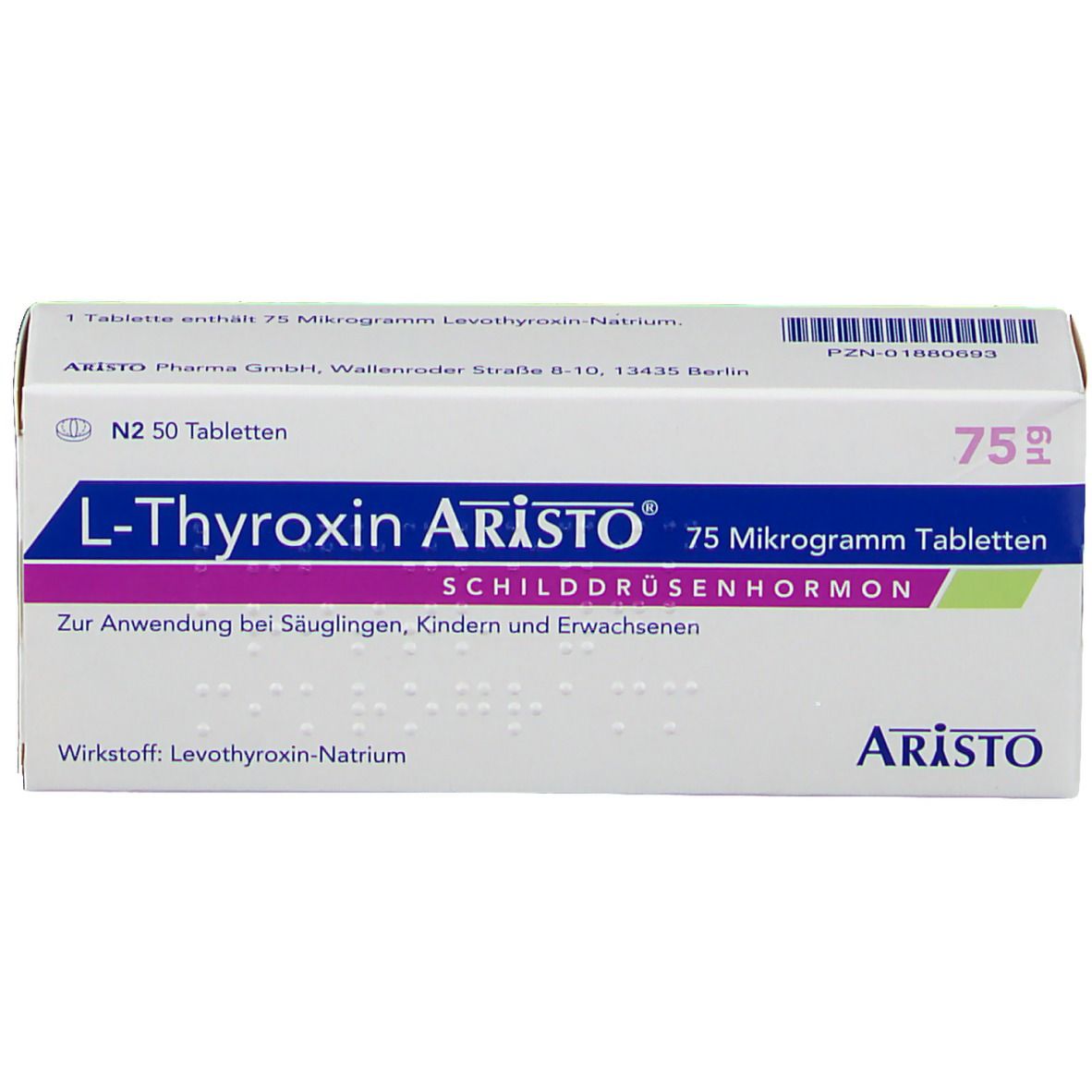L-Thyroxin Aristo® 75 µg