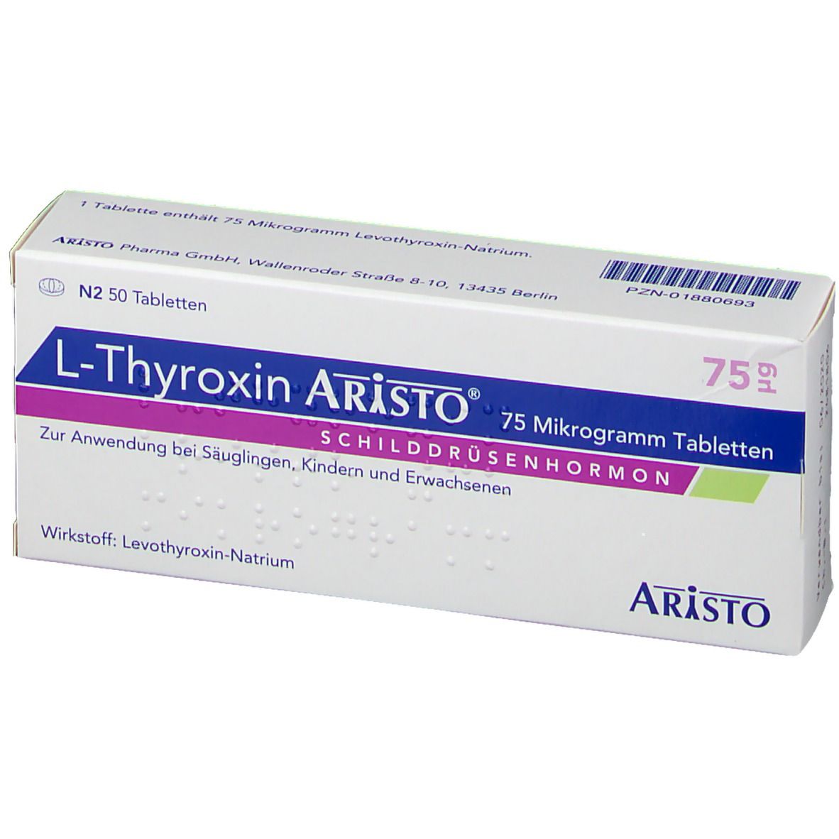 L-Thyroxin Aristo® 75 µg
