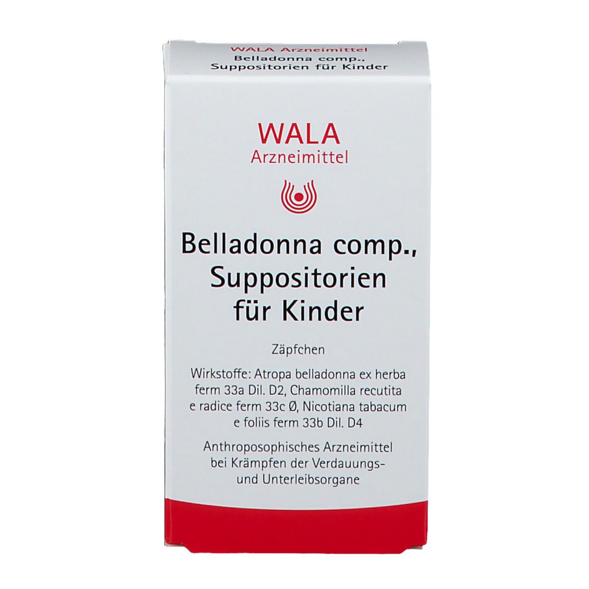WALA® Belladonna Comp. Kindersuppositorien
