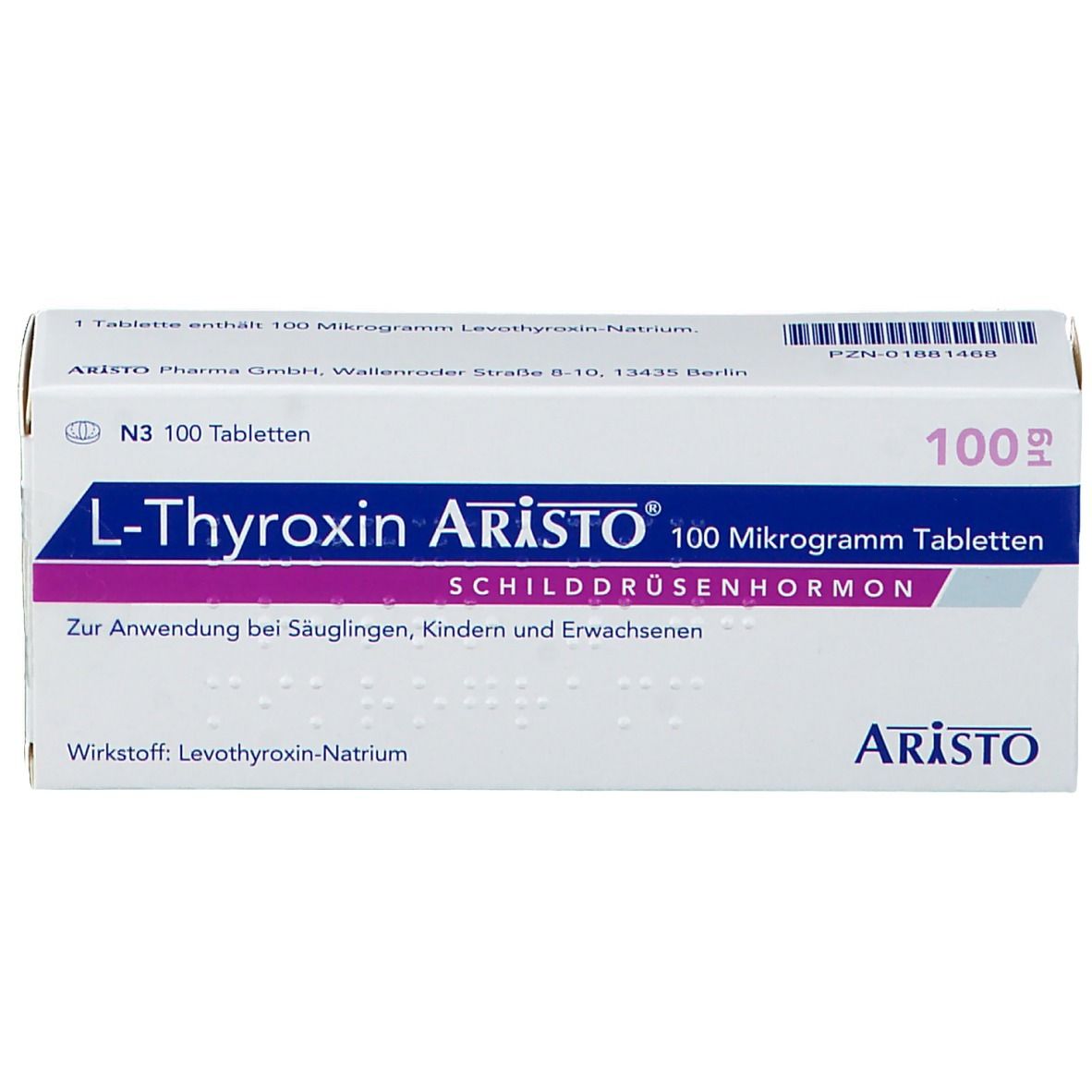 L-Thyroxin Aristo® 100 µg