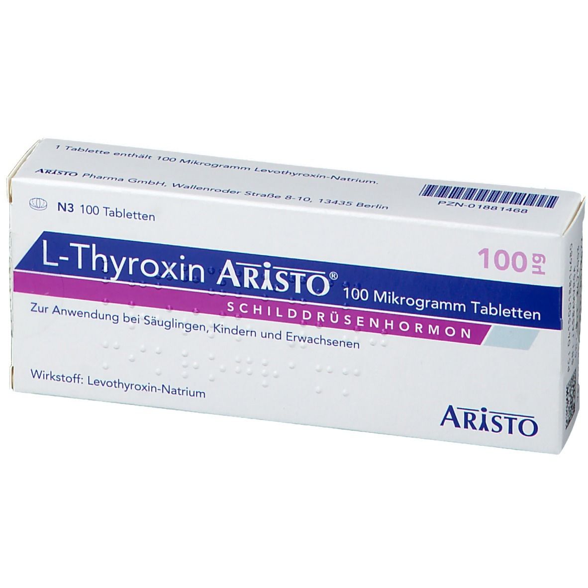 L-Thyroxin Aristo® 100 µg