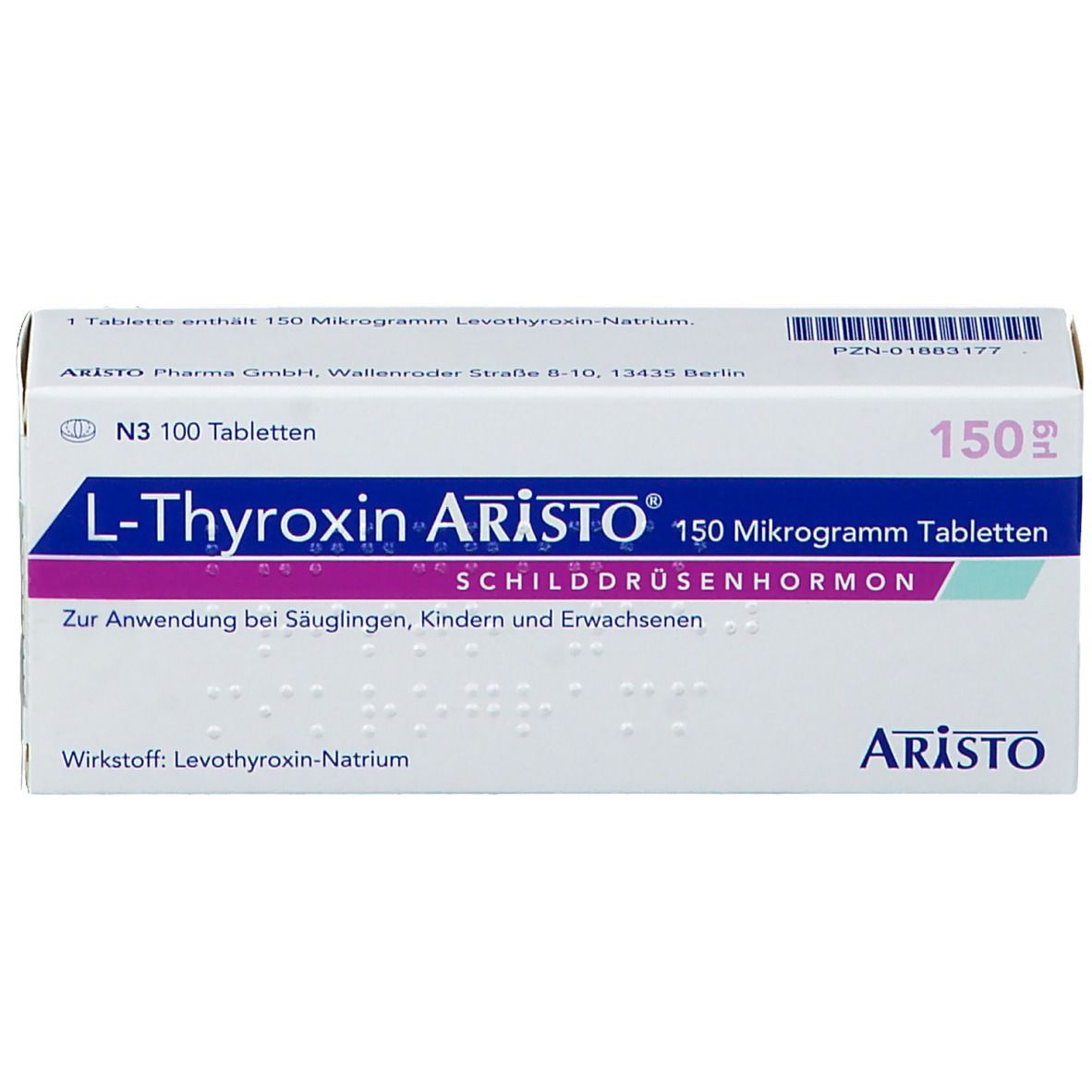L-Thyroxin Aristo® 150 µg