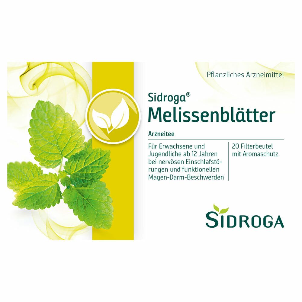 Sidroga Melissenblätter Tee Filterbeutel 20x1,5 g