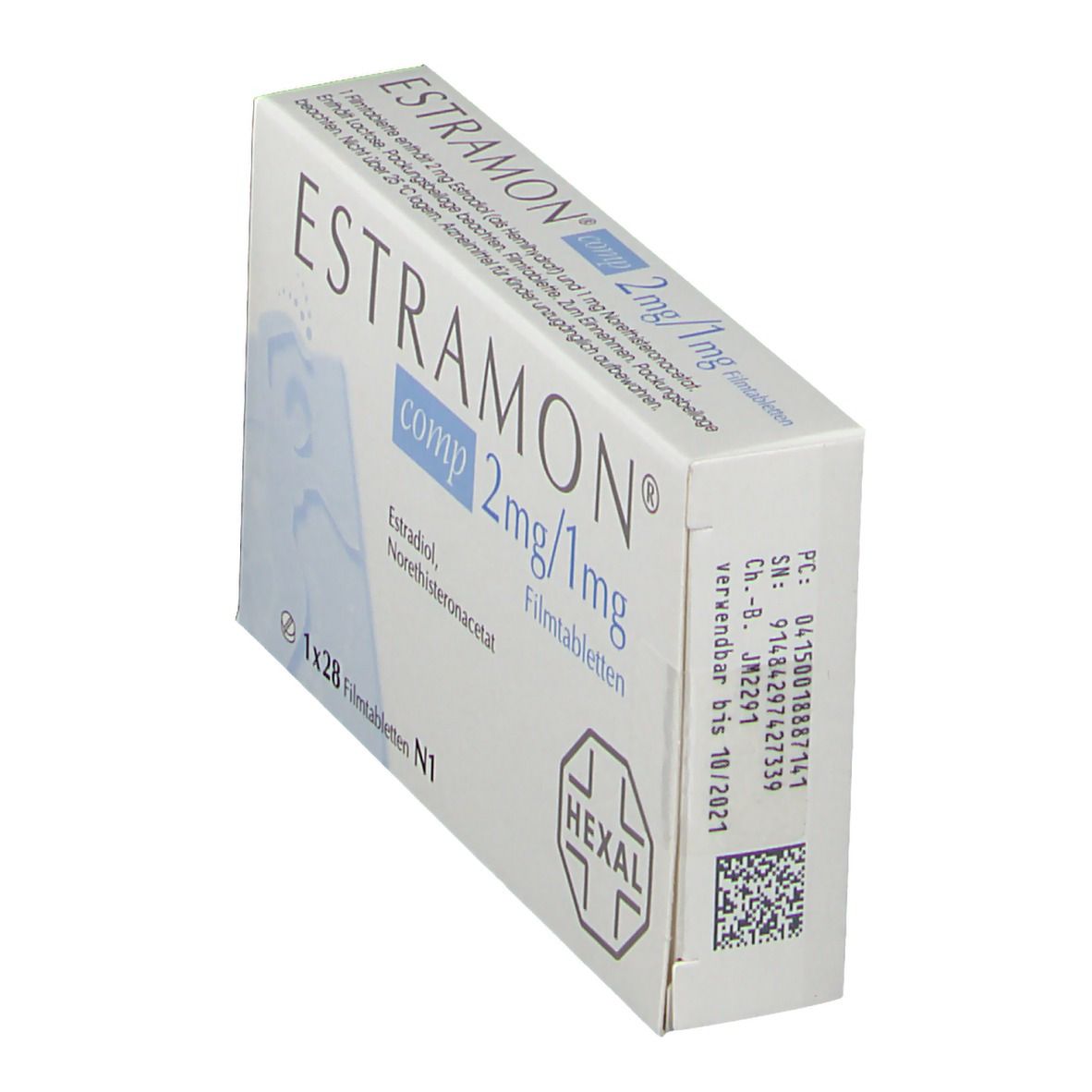 Estramon comp 2 mg/1 mg Filmtabletten 28 St