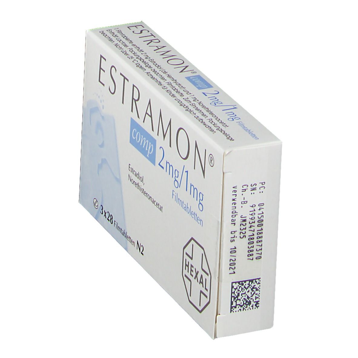 Estramon comp 2 mg/1 mg Filmtabletten 3x28 St