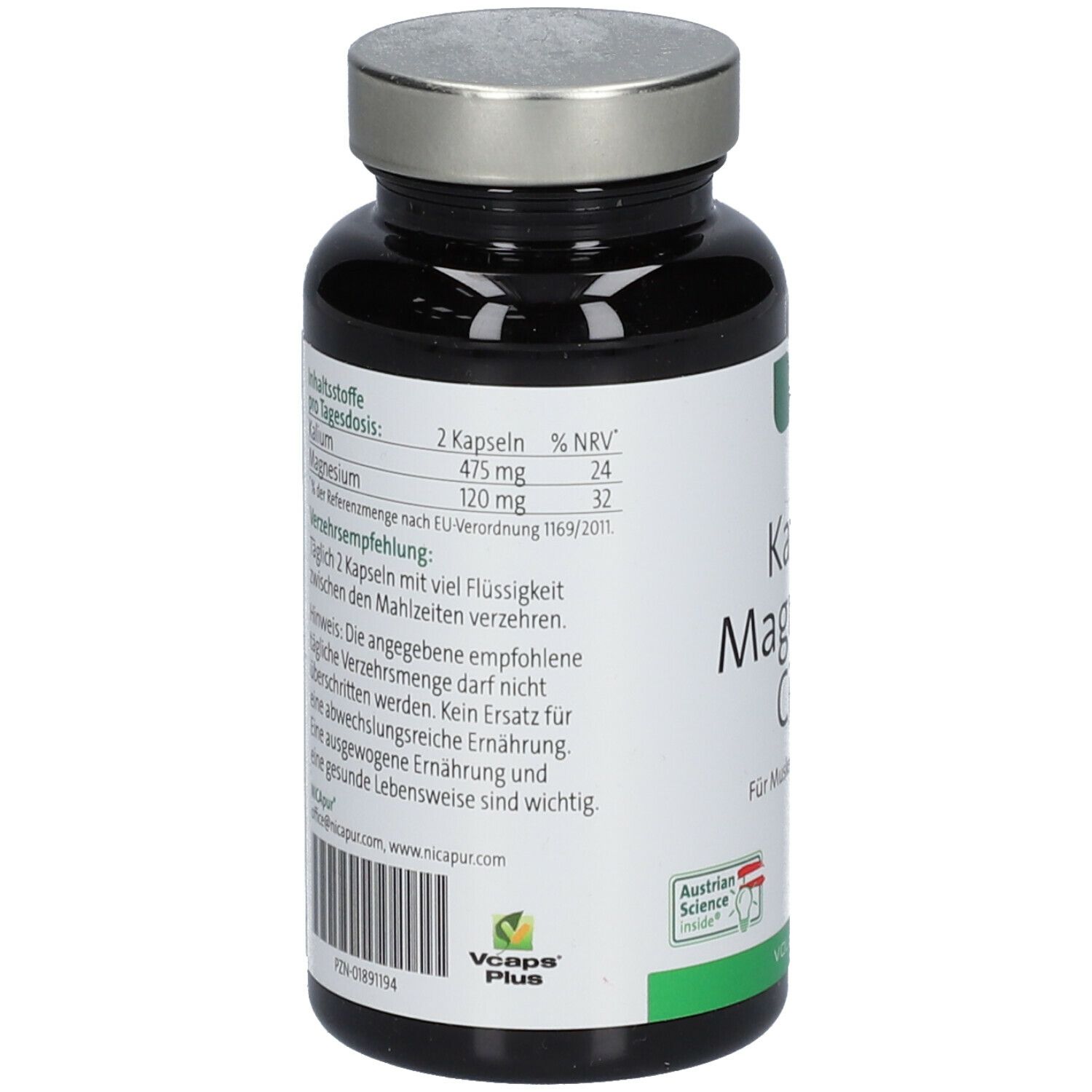 NICApur® Kalium Magnesium Citrat