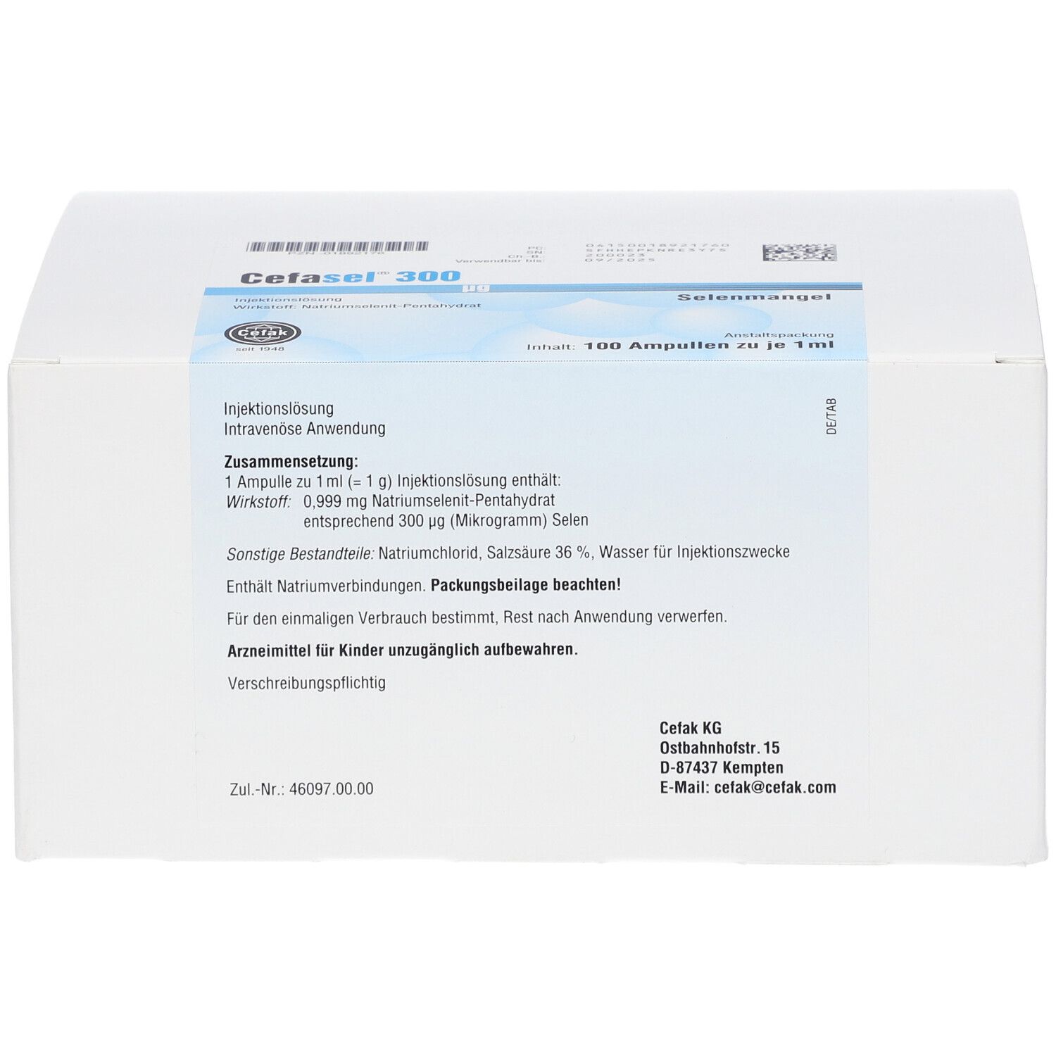 Cefasel® 300 µg