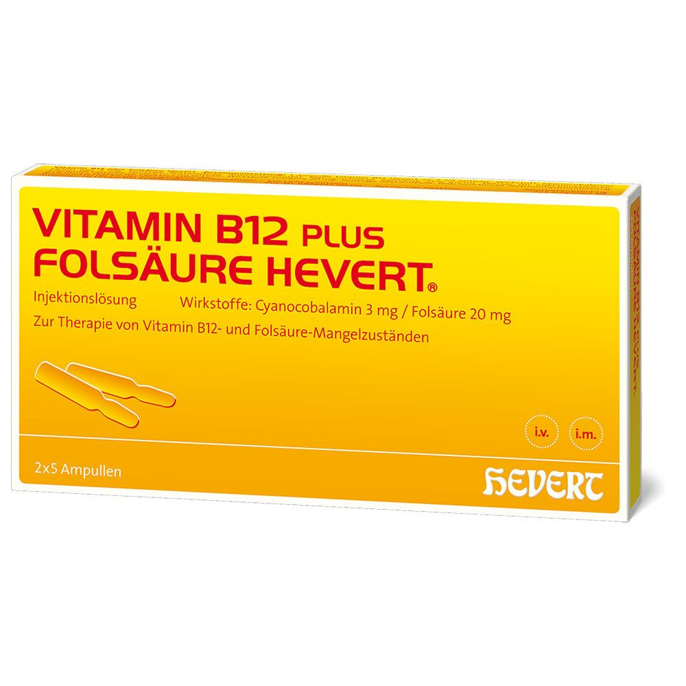Vitamin B12-Hevert plus Folsäure-Hevert