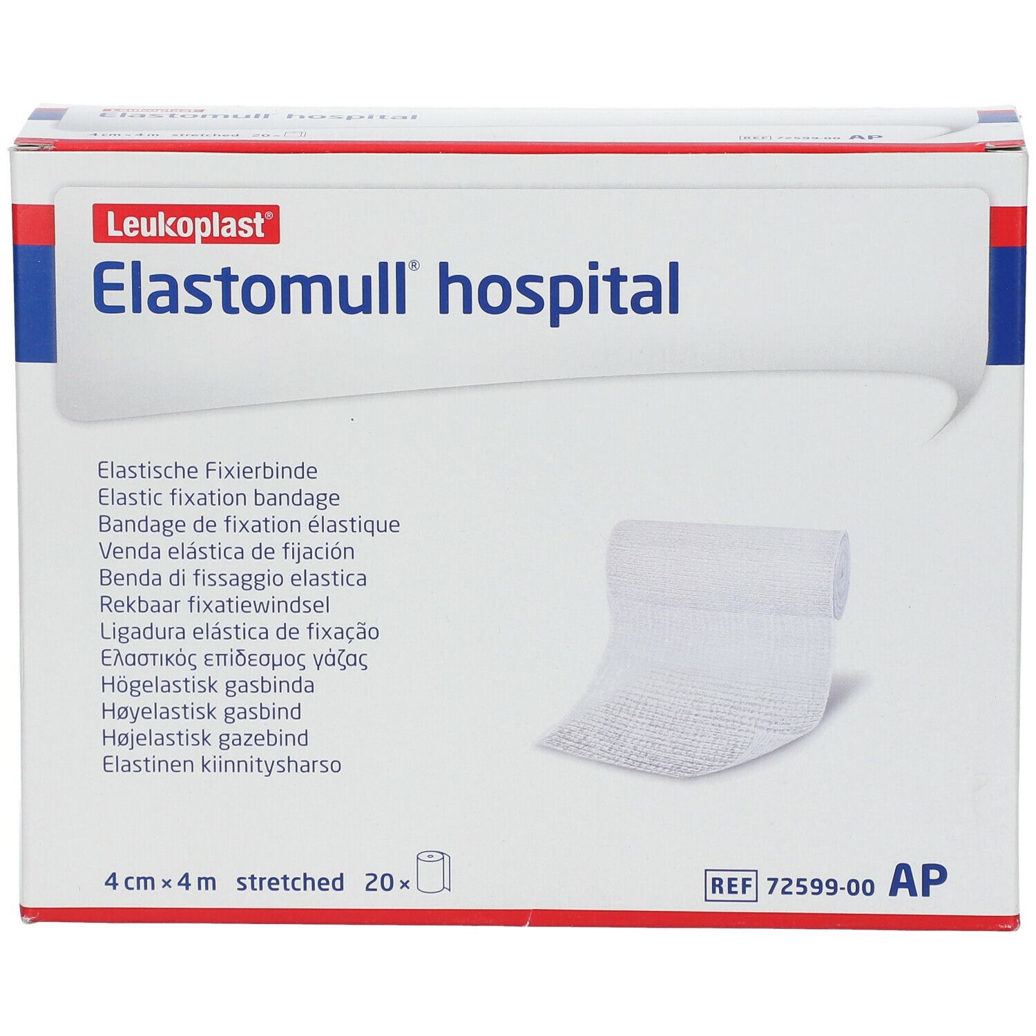 Elastomull® hospital elastische Fixierbinde 4 cm x 4 m