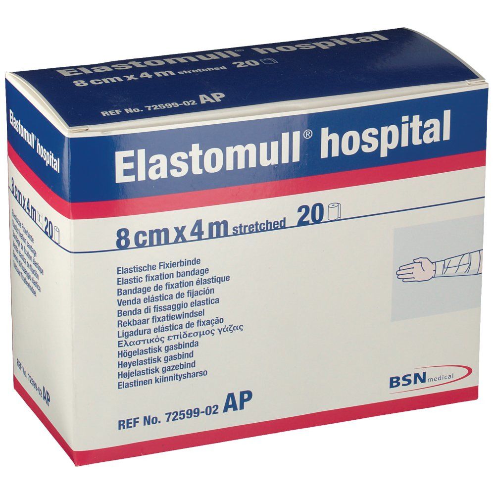 Elastomull® hospital elastische Fixierbinde 8 cm x 4 m