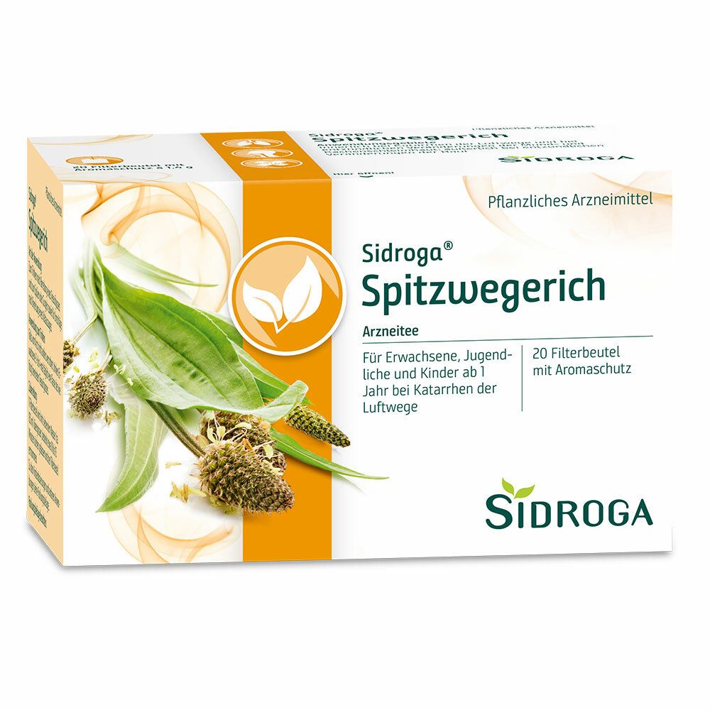 Sidroga Spitzwegerich Tee Filterbeutel 20x1,4 g