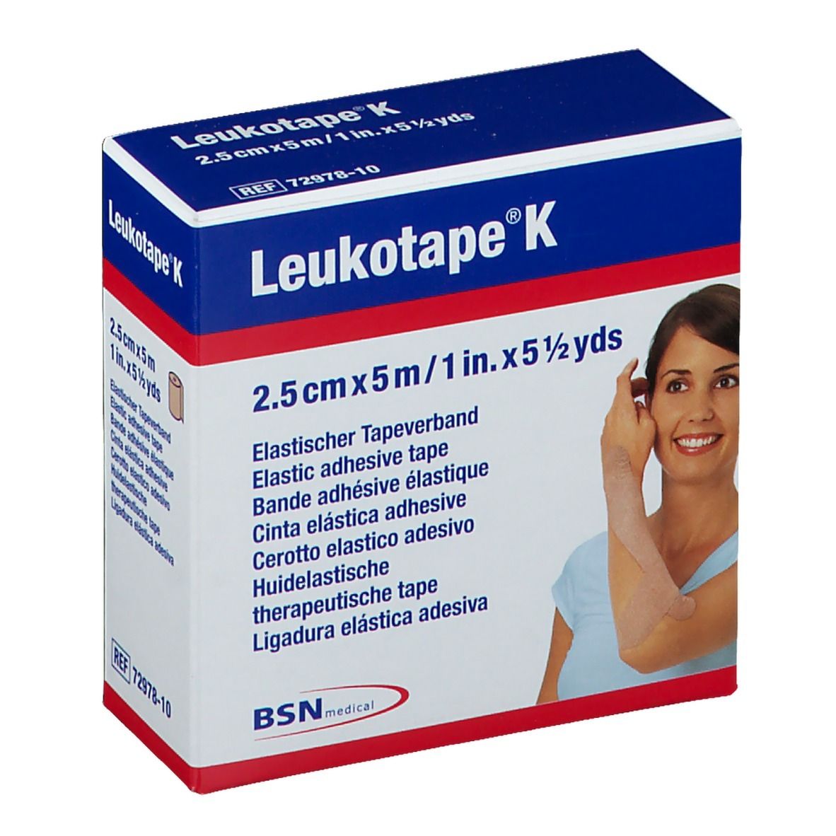 Leukotape® K 2,5 cm x 5 m hautfarbend