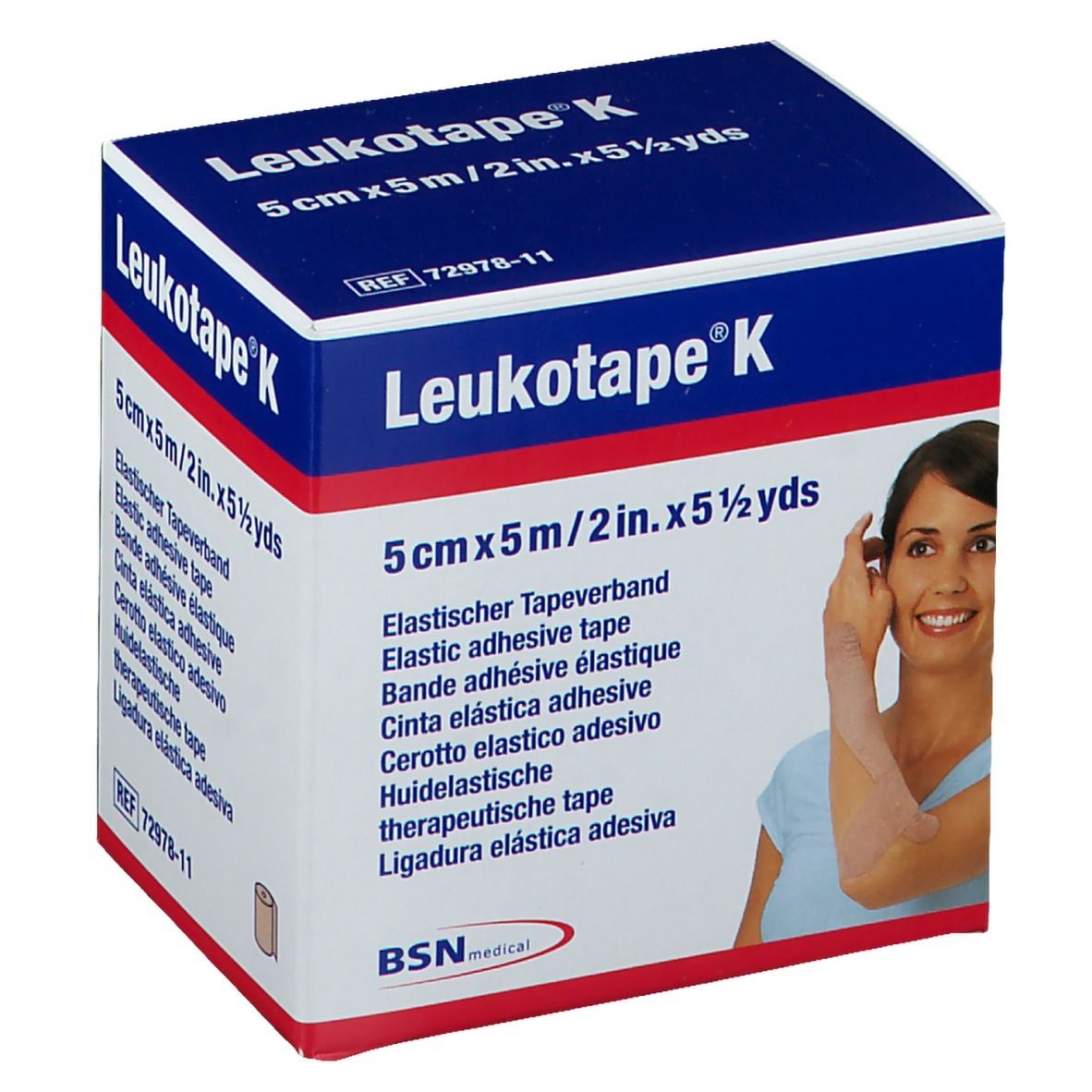 Leukotape K 5cm hautfarben