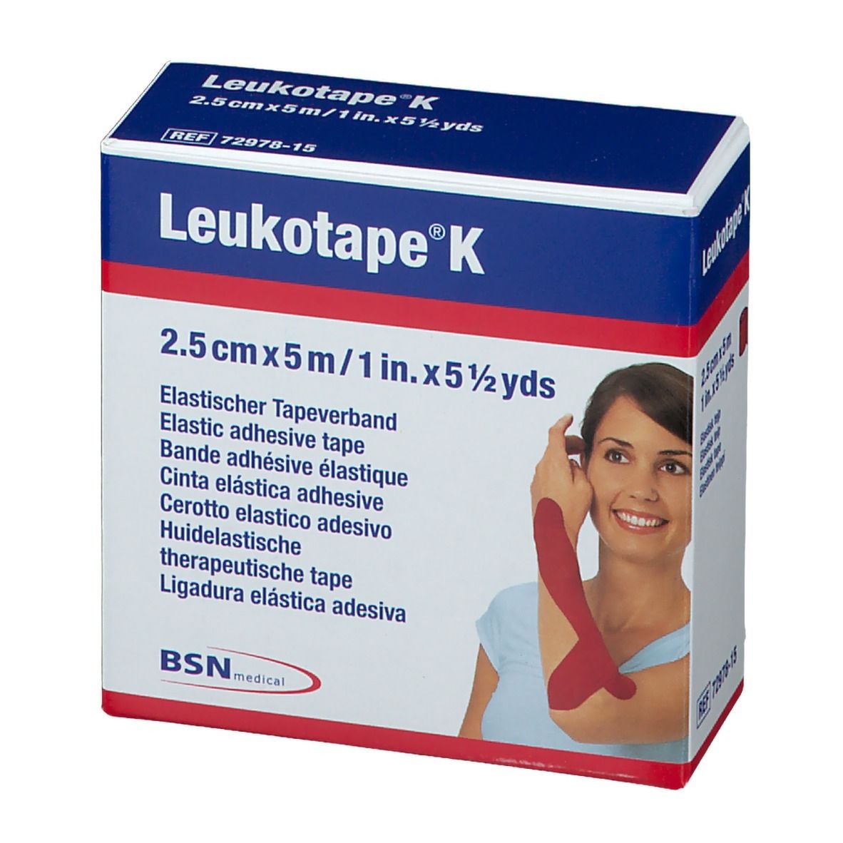 Bande adhésive Leukotape K 5 m x 2.5 cm