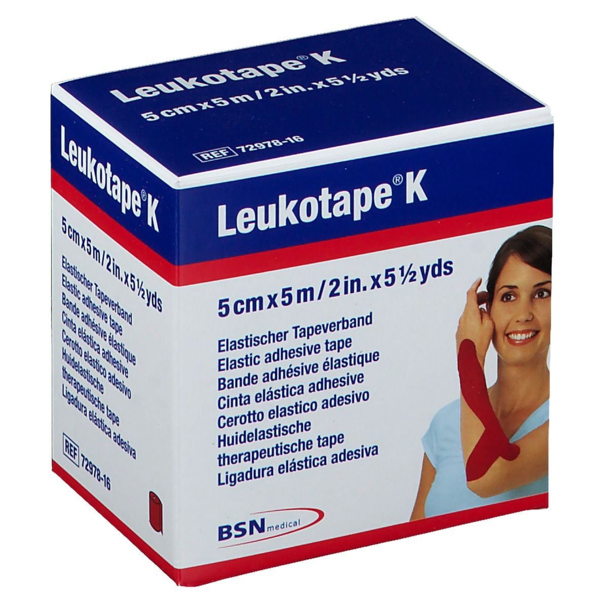 Leukotape K 5cm rot