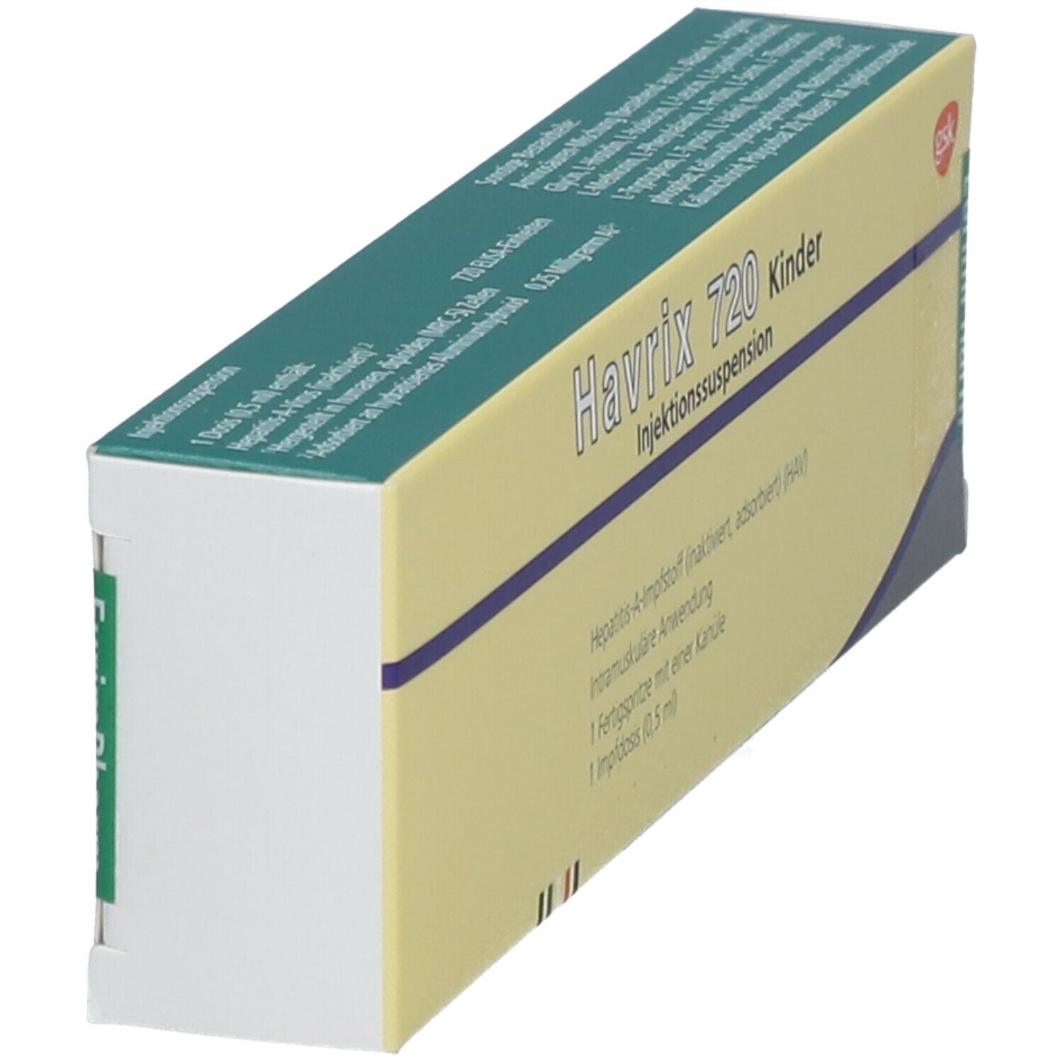 Havrix 720 Kinder Inj.-Susp.i.e.Fertigspritze 0,5 ml Injektionssuspension