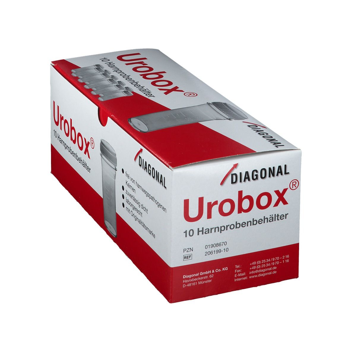 Uro Box Behälter für Urin