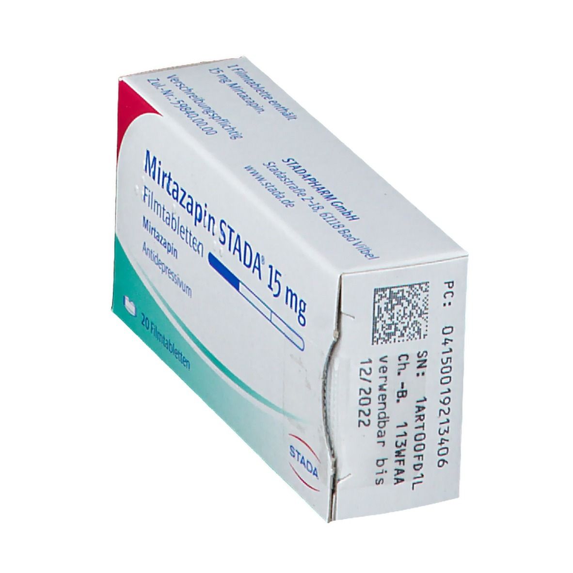 Mirtazapin Stada 15 mg Filmtabletten 20 St