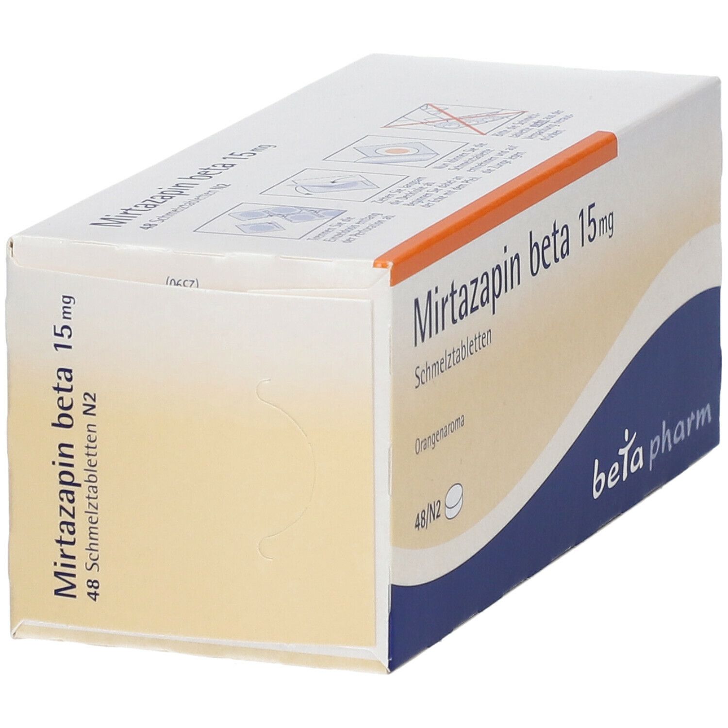 Mirtazapin beta 15 mg Schmelztabletten