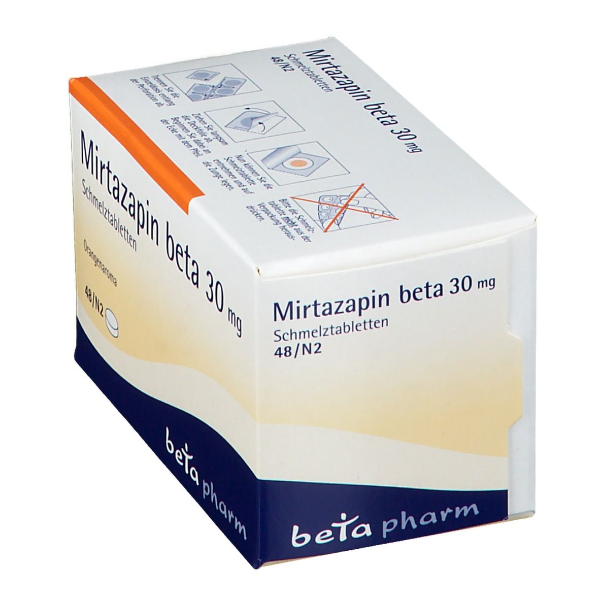 Mirtazapin beta 30 mg Schmelztabletten
