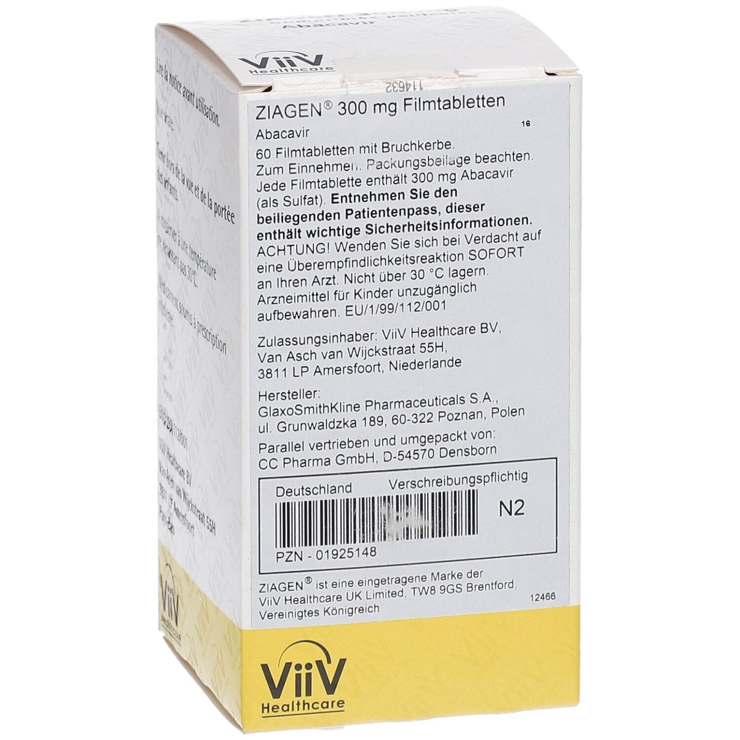 Ziagen 300 mg