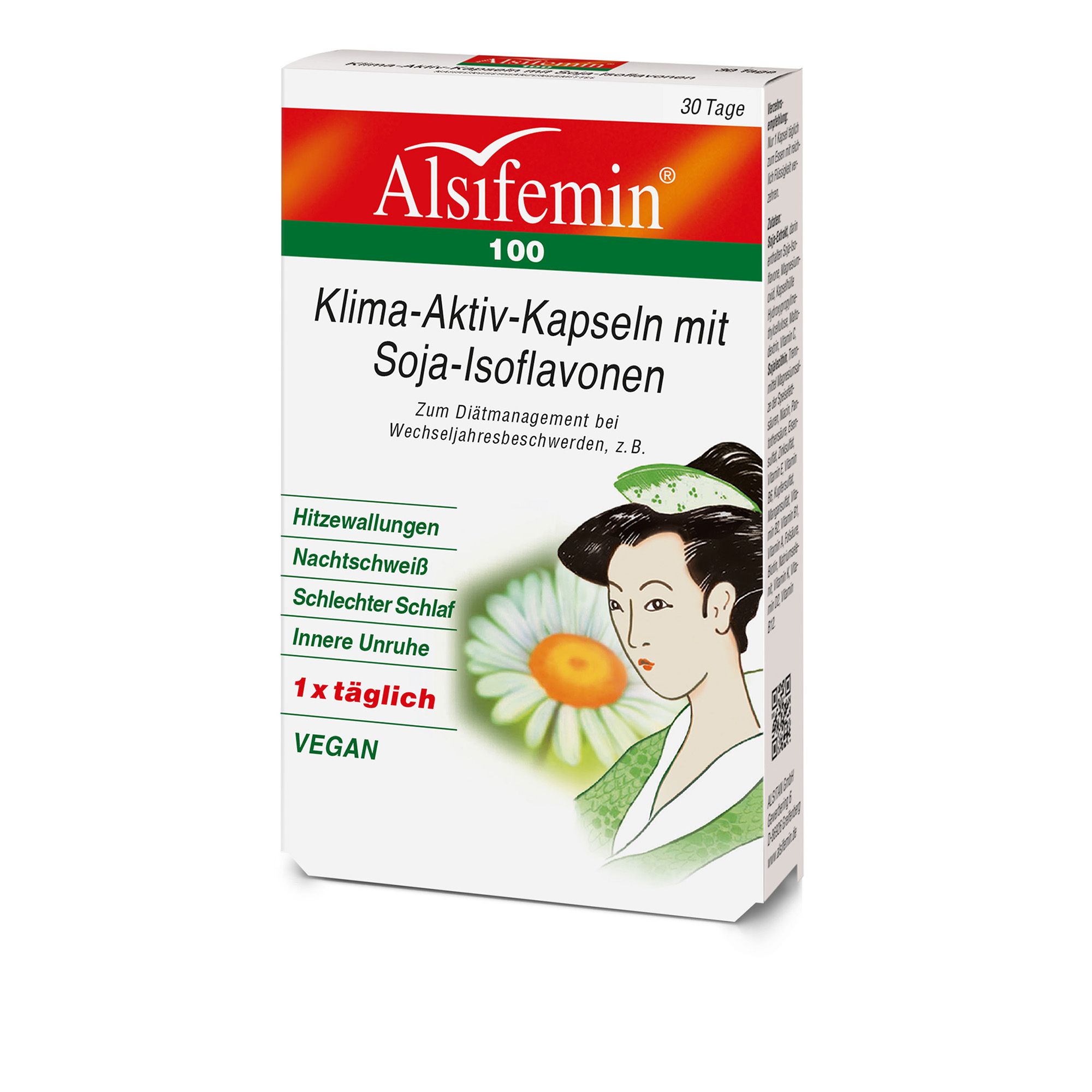 Alsifemin 100 Klima Aktiv mit Soja-Isoflavonen Kapseln