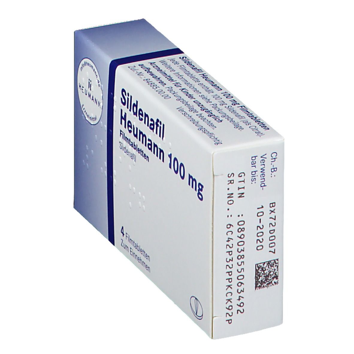 Sildenafil Heumann 100 mg Filmtabletten 4 St