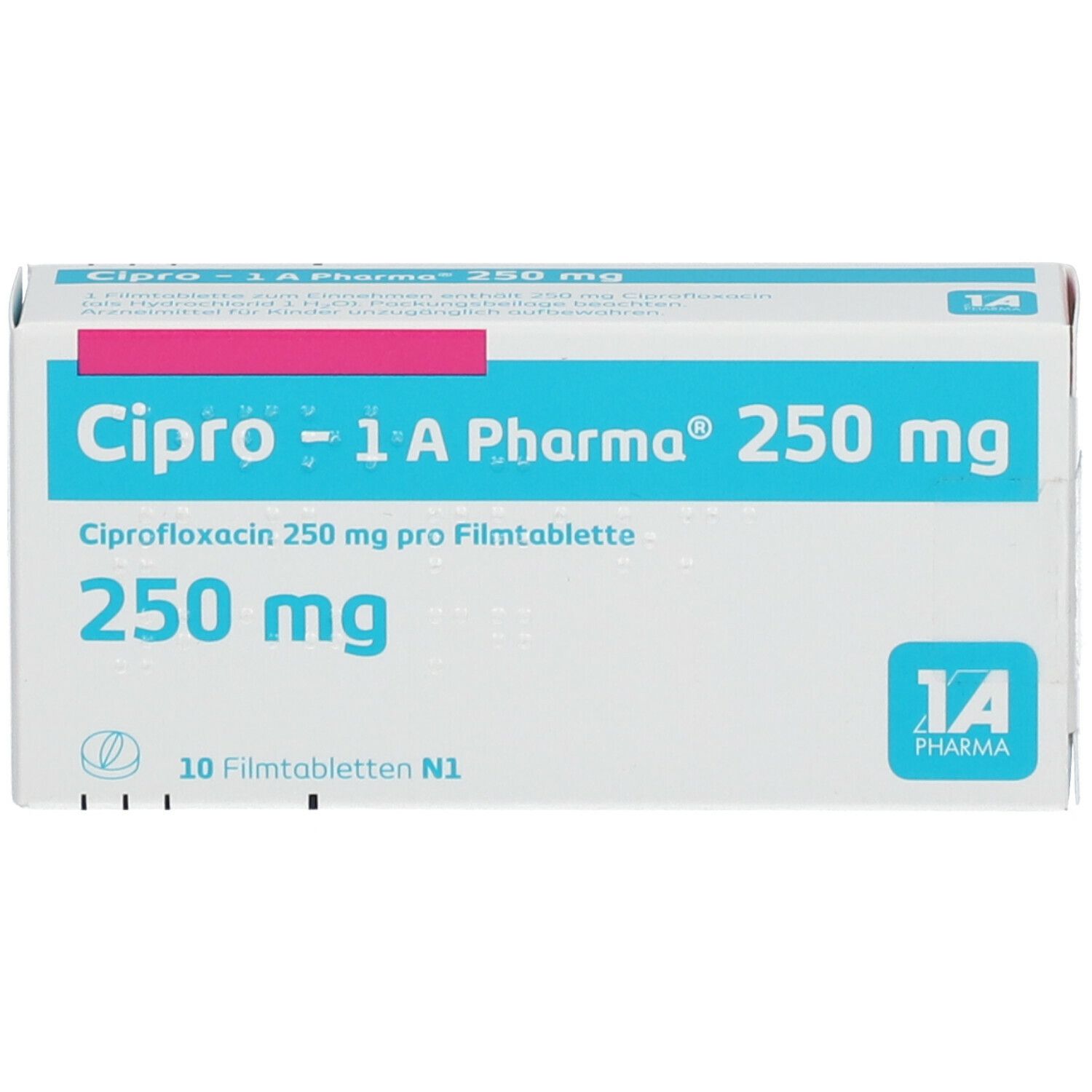 Cipro 1A Pharma® 250Mg