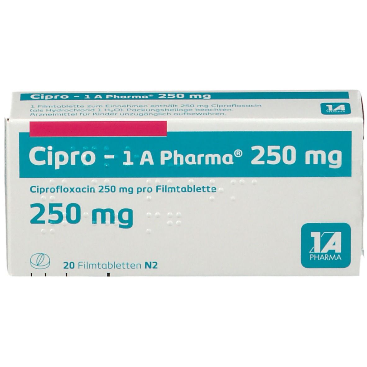 Cipro 1A Pharma® 250Mg