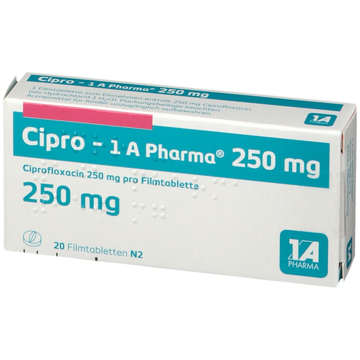 Cipro 1A Pharma® 250Mg