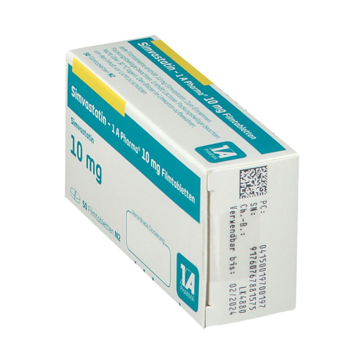 Simvastatin 1A Pharma® 10Mg