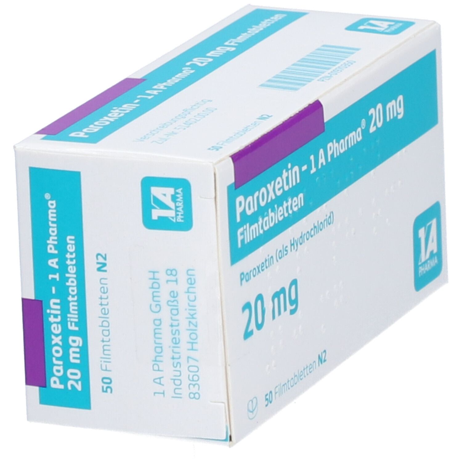 Paroxetin-1A Pharma 20 mg Filmtabletten 50 St