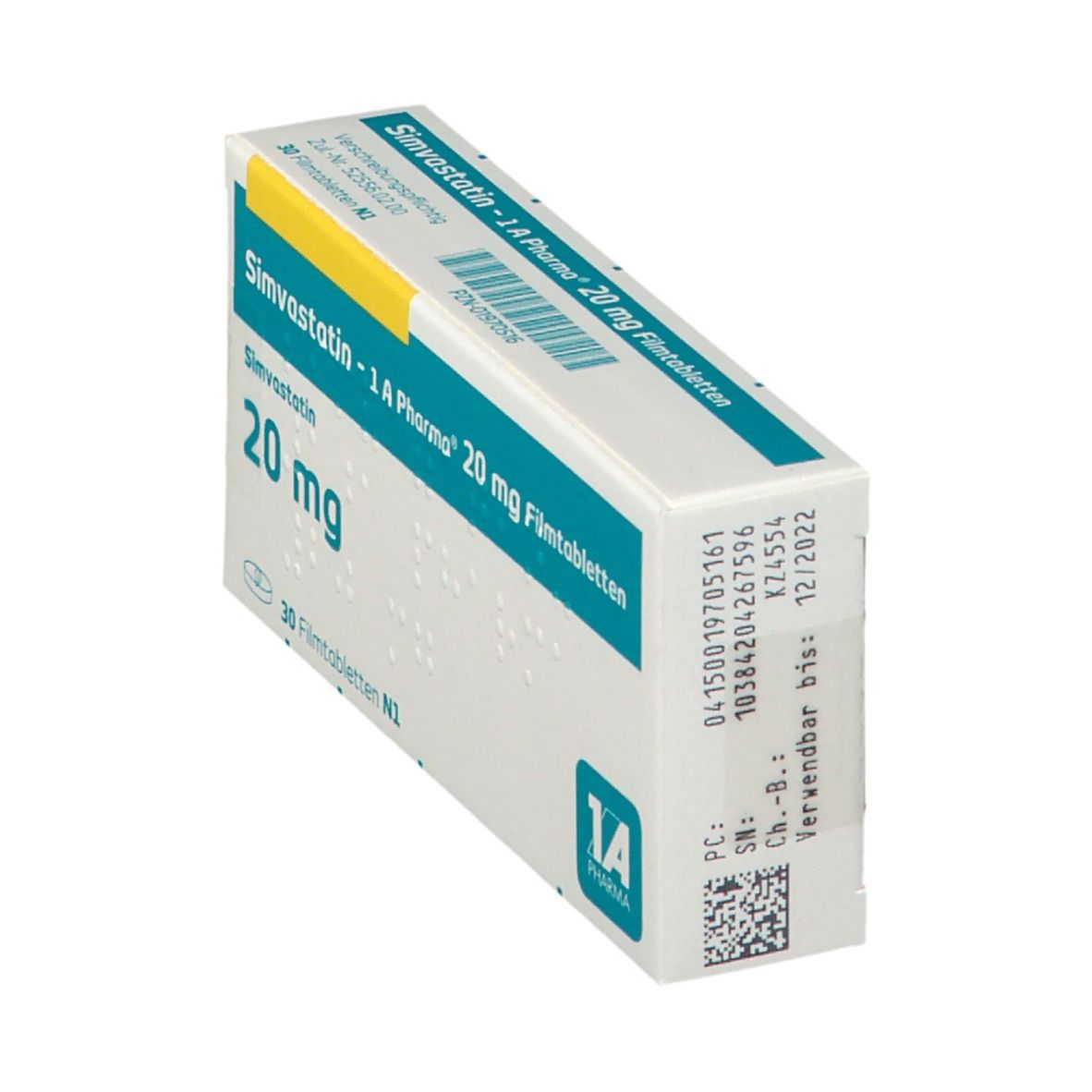 Simvastatin 1A Pharma® 20Mg